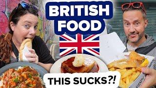 Everyone told us British Food Sucks  Canadians Feast in London 