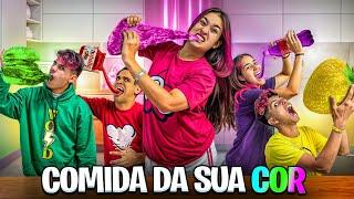 QUEM COMPRAR MAIS COMIDA DA SUA COR VENCE *Deu ruim!