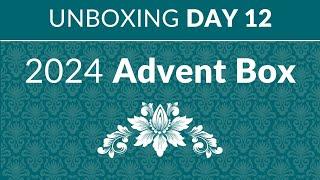 Unboxing Day 12 of the 2024 Sallie Tomato Advent Box!