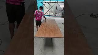 proses lem HPL #carpenter #like_subcribe