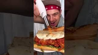 Small Meatball sandwich,with garlic fries️Recipe in couple days️|STREET food be like|CHEFKOUDY