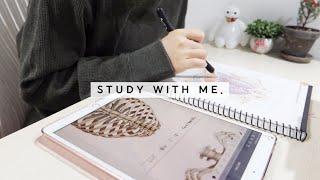 Study With Me for 50 minutes! (no music) | Korean Med Student