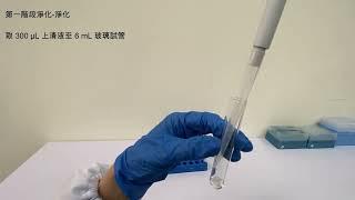汎鍶科藝公司--拉曼光譜農藥快篩教學影片，第二單元 通用法--淨化萃取流程。