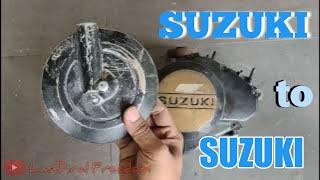 install manual clutch Suzuki RGR |  aluminum brazing |  welding aluminum