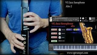 VG Alto Saxophone NI Kontakt Sample library and AKAI EWI4000s