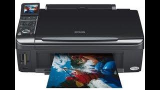 МФУ EPSON TX- 410. Замена  картриджей на СНПЧ WWM.