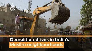 Protests in New Delhi over demolitions in Muslim area I Al Jazeera Newsfeed