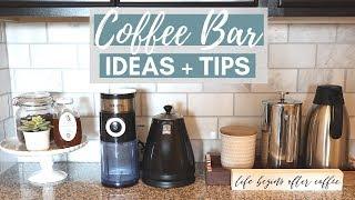 Home Coffee Bar Ideas + Tips