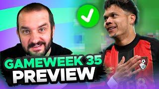 EVANILSON AVAILABLE  | FPL GAMEWEEK 35 PREVIEW | Fantasy Premier League Tips 2024/25
