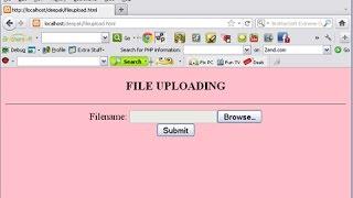 PHP File Upload Part 1 in Hindi -Chapter 5