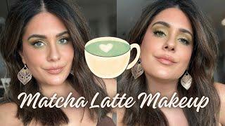 Matcha Latte Inspired Makeup Look!