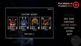 Golden Freddy in 5v Jumpscare (FNAF Plus Fanmades)