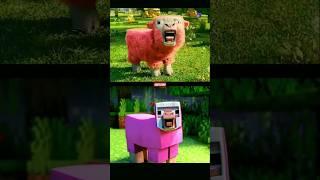 Minecraft Movie VS Minecraft Animation Movie @benly Animations #shorts