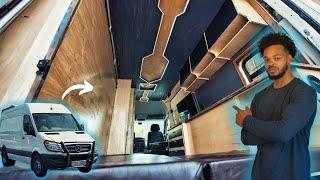 Futuristic Luxury Stealth Camper Van Conversion | Detailed Tour