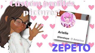 HOW TO GET CUSTOM PROFILE PICTURES! ZEPTO