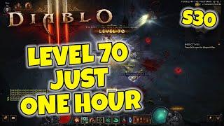 1-70 in ONE HOUR Diablo 3 Season 30 (Not using Challenge Rift Bag)