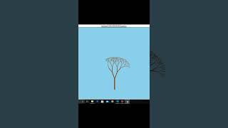 "Python Cherry Blossom Animation  (Turtle Graphics)" #shorts #programming #viralvideo
