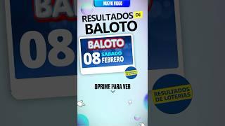 Resultado Baloto del 8 de Febrero 2025 #shorts #resultado #baloto #balotorevancha