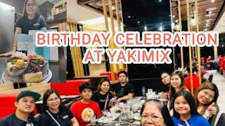 Celebrating Lhey sis birthday at YAKIMIX