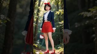 Disney Princesses As Sanrio Fashion Models: A Fashion Fusion