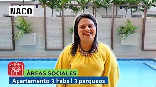 APARTAMENTO en NACO con 3 Parqueos| ÁREAS SOCIALES | AIRBnB | INVIERTE CON CAROLINA