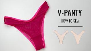 Mesh panties DIY. Sewing tutorial for beginners. Pattern PDF.