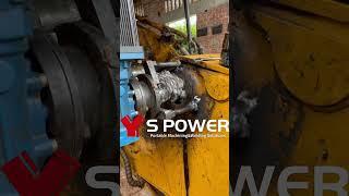 On-site repair work today, S Power Portable line boring machine supplier, manufacturer.