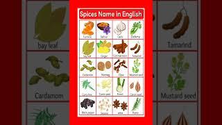 Spices Name in English