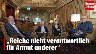 Wirtschaft brennt: „Reiche nicht verantwortlich für Armut anderer“ | krone.tv CLUB 3