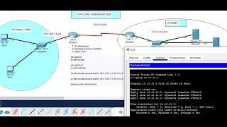 41. Static NAT Configuration Using Packet Tracer | How to Configure Static NAT in Packet Tracer