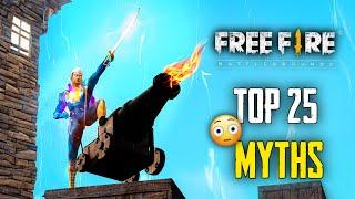 Top 25 Mythbusters in FREEFIRE Battleground | FREEFIRE Myths #298