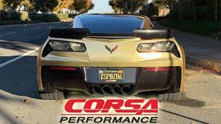 The BEST C7 Z06 Exhaust Setup for Exotic Noise! (Corsa XTREME & Cornerstone X-Pipe)