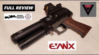 Evanix VIPER Semi Auto PCP Pistol (Full Review) at New England Airgun