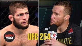 Justin Gaethje discusses loss to Khabib Nurmagomedov | UFC 254 Post Show | ESPN MMA