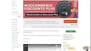 WordPress Plugin - WooCommerce Discounts Plus