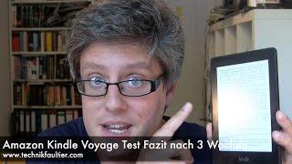 Amazon Kindle Voyage Test Fazit nach 3 Wochen