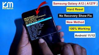 How to Hard Reset Samsung Galaxy A12 (A127F) | Samsung A127F Factory Reset | Pattern/Password Unlock