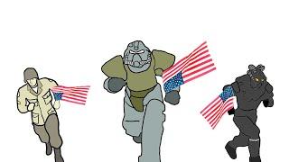 Keep Going With The Stars And Stripes! - Fallout