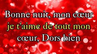 Bonne nuit, mon amour ️ Mon amour pour toi grandit toujours️ Mon Message d'amour