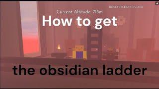 How to get obsidian ladder in steep steps