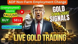 Live GOLD 5-Minute Trading Signals #85 - 5m XAUUSD Chart -XAUUSD Trading Live Stream 08/01/2025