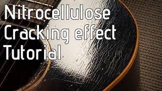 Checking / cracking a nitro guitar finish - Nitrocellulose relic tutorial