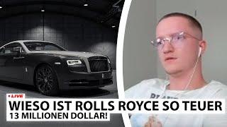 Justin reagiert auf "Why Rolls-Royce Cars Are So Expensive" | Live - Reaktion