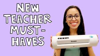 10 must-haves for new elementary teachers! Essential supplies you truly need as a first-year teacher