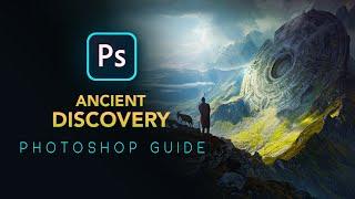 Creating an ANCIENT DISCOVERY! Photoshop Tutorial - GuideRunner EP1