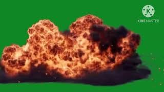 Explosion green screen