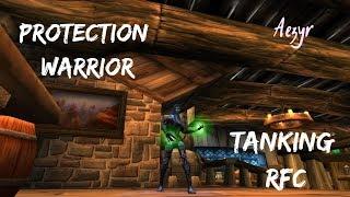 WoW: Classic | Tanking Rage Fire Chasm as a Prot Warrior [ RFC ] | Aezyr