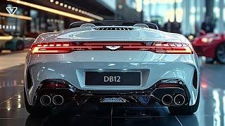 All New 2025 Aston Martin DB12 Volante Unveiled - The Ultimate Luxury Convertible Revealed !