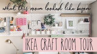 CRAFT ROOM WITH IKEA FURNITURE 2020 - Organization Meets Inspiration Showing You My Space