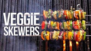 THE BEST VEGGIE SKEWERS (TRY SOMETHING NEW ON THE GRILL!)  | SAM THE COOKING GUY